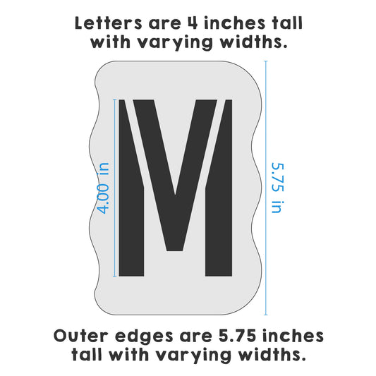 Alphabet Letter Stencil Kit